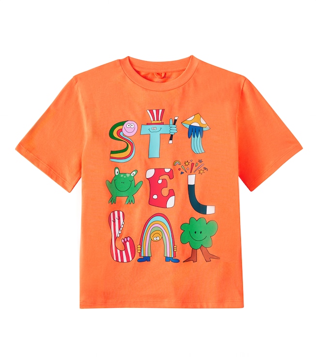 印花棉质针织T恤 | Stella McCartney Kids